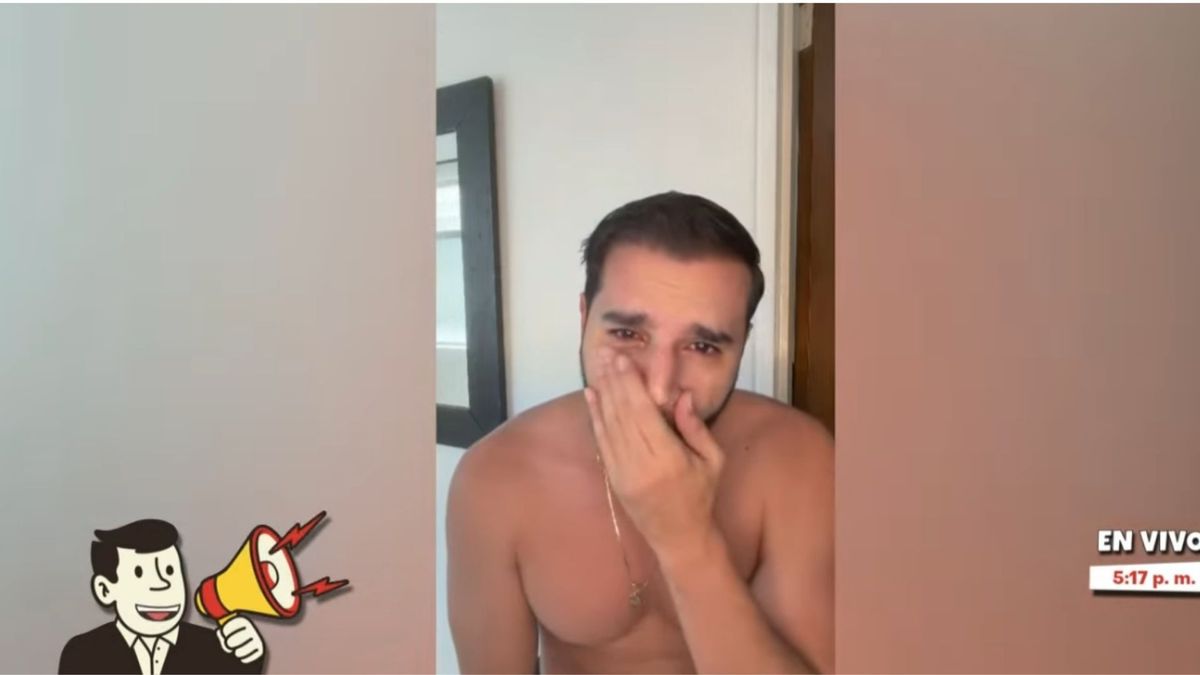 Camilo Trujillo llorando