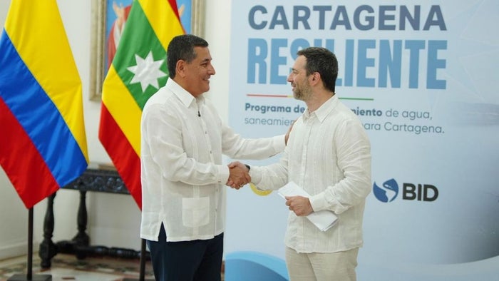 Alcalde de Cartagena y representante del BID en Colombia