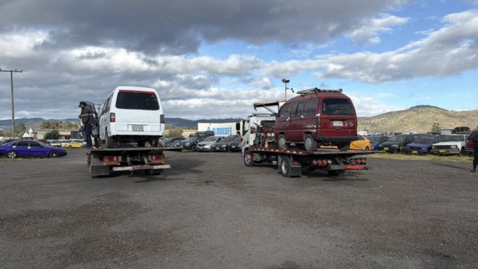 Duro golpe al transporte pirata Soacha inmoviliza vehículos