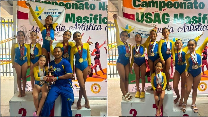 Gimnastas de Cartagena ganaron 36 medallas