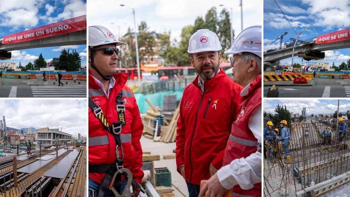 ¿Cómo construyeron el puente del Metro en la avenida Caracas con calle 26?