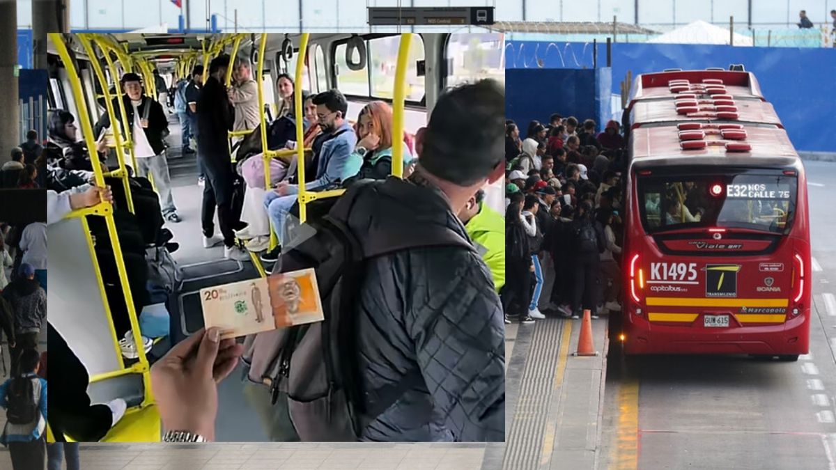 ¿Se subiría a este TransMilenio Pagan $20 mil por responder bien una pregunta