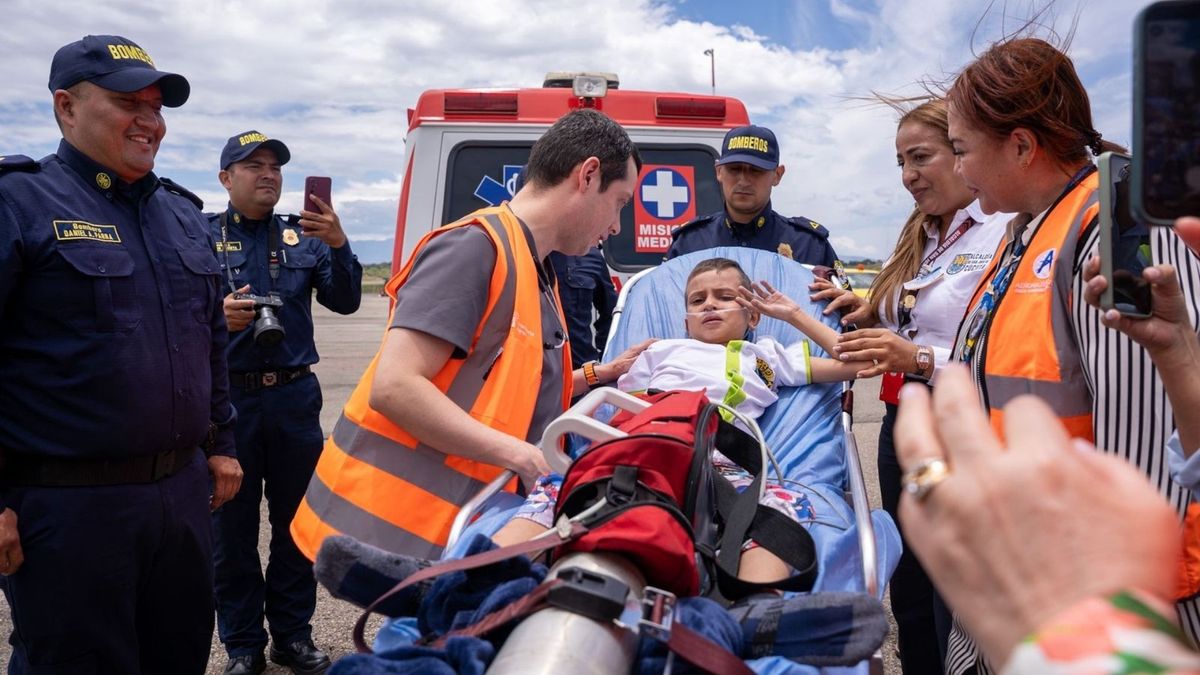 Lucas Murillo llegó a Santander para recibir atención médica por su condición cardíaca.