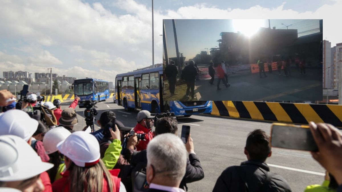 Caos en Patio Bonito colapsa Av. Cali y se paraliza TransMilenio