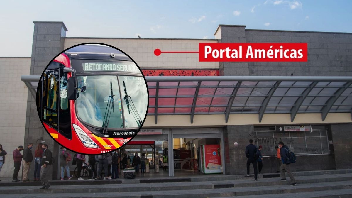 Manifestantes afectan el servicio de TransMilenio en Portal Américas