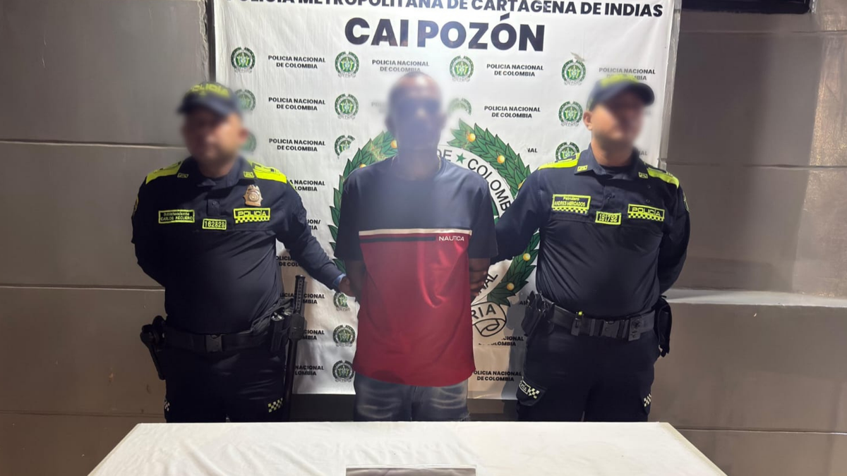 Cartagena: Cayó alias ‘Alfonso’ en El Pozón por porte ilegal