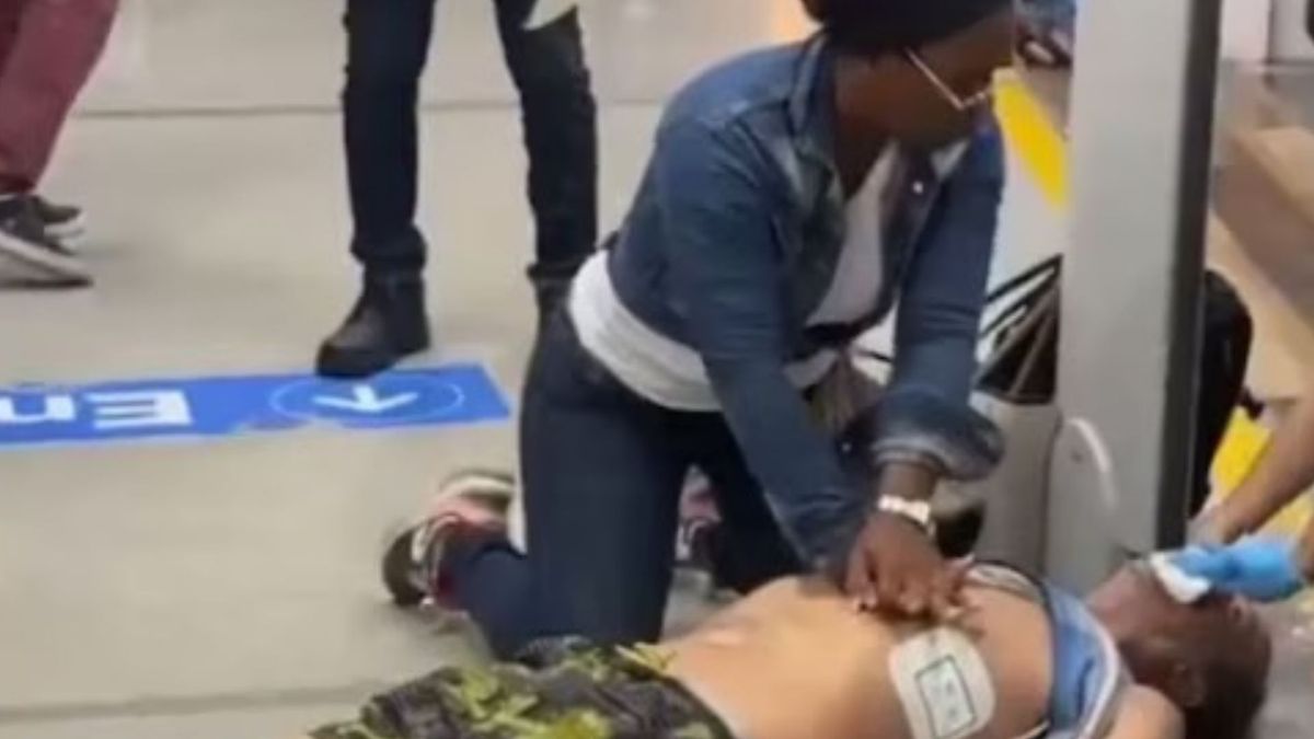 Mujer le salva la vida a hombre en Santa Marta