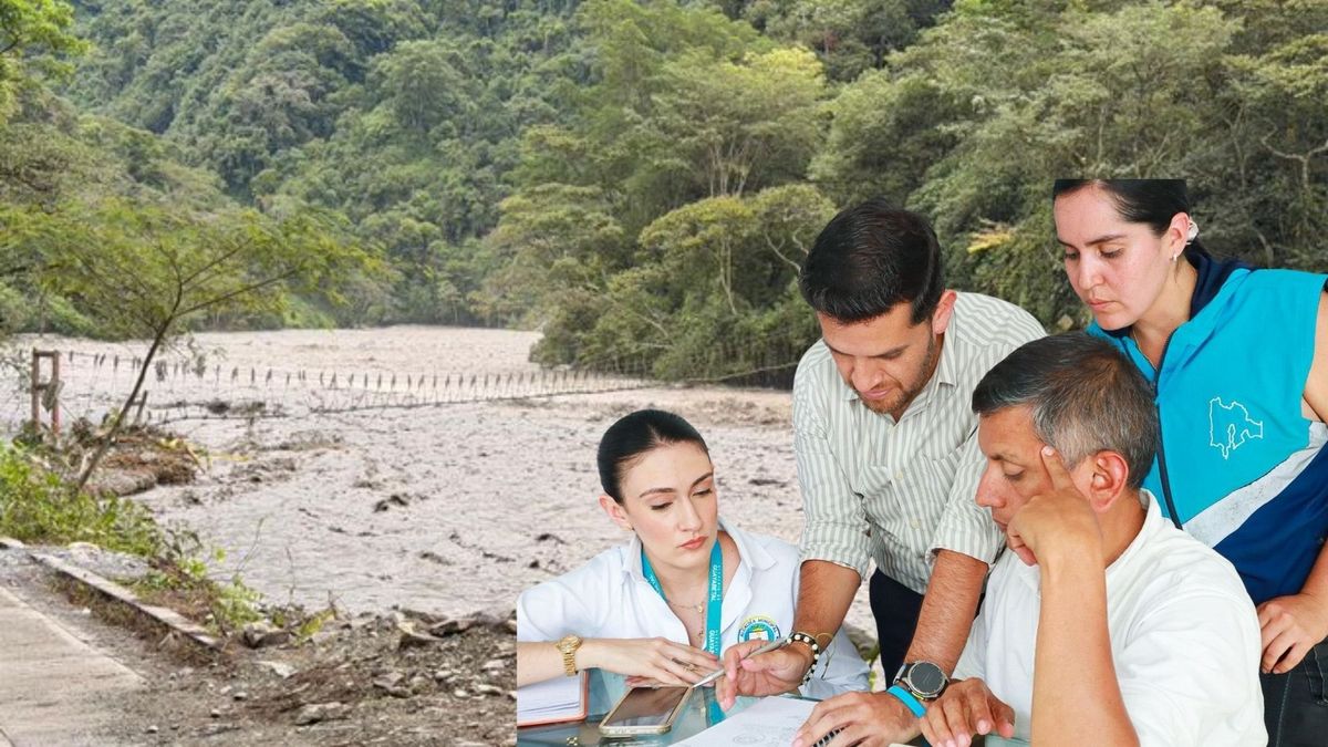 Creciente derriba puente en Cundinamarca y deja familias incomunicadas