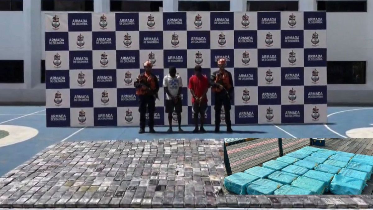 Dos dominicanos fueron capturados en el operativo.