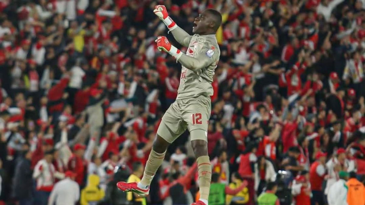 Weibmar Asprilla, arquero de Santa Fe 2026