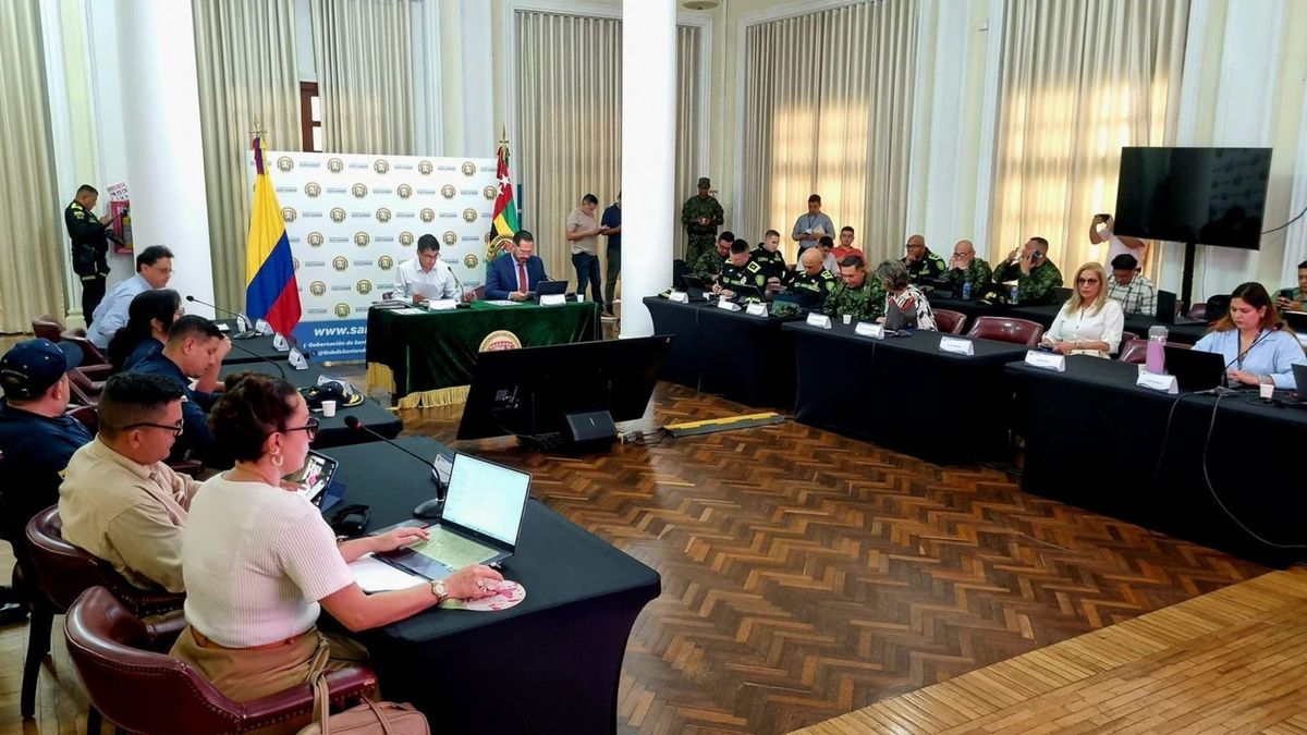 Consejo Extraordinario de Seguridad de la Gobernación de Santander.