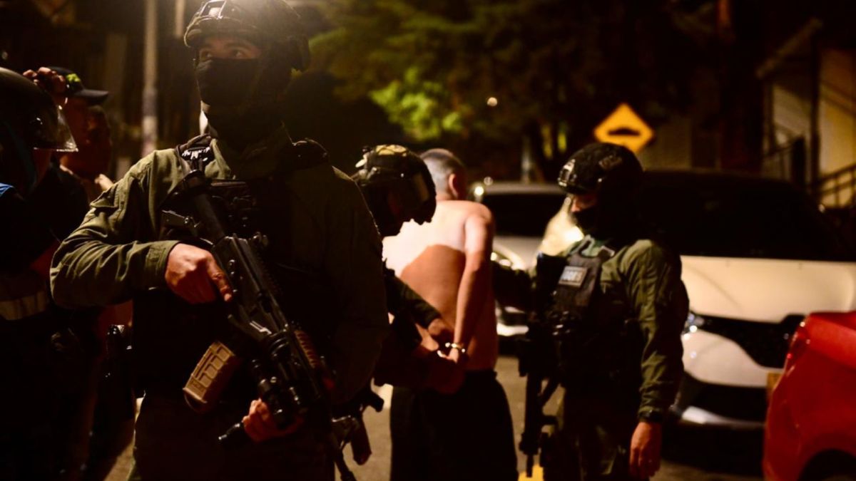 Captura de integrantes de grupos delincuenciales de Medellín
