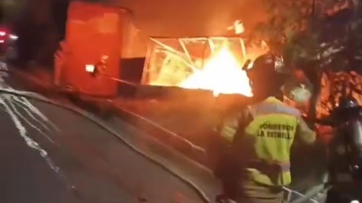 Incendio en La Estrella