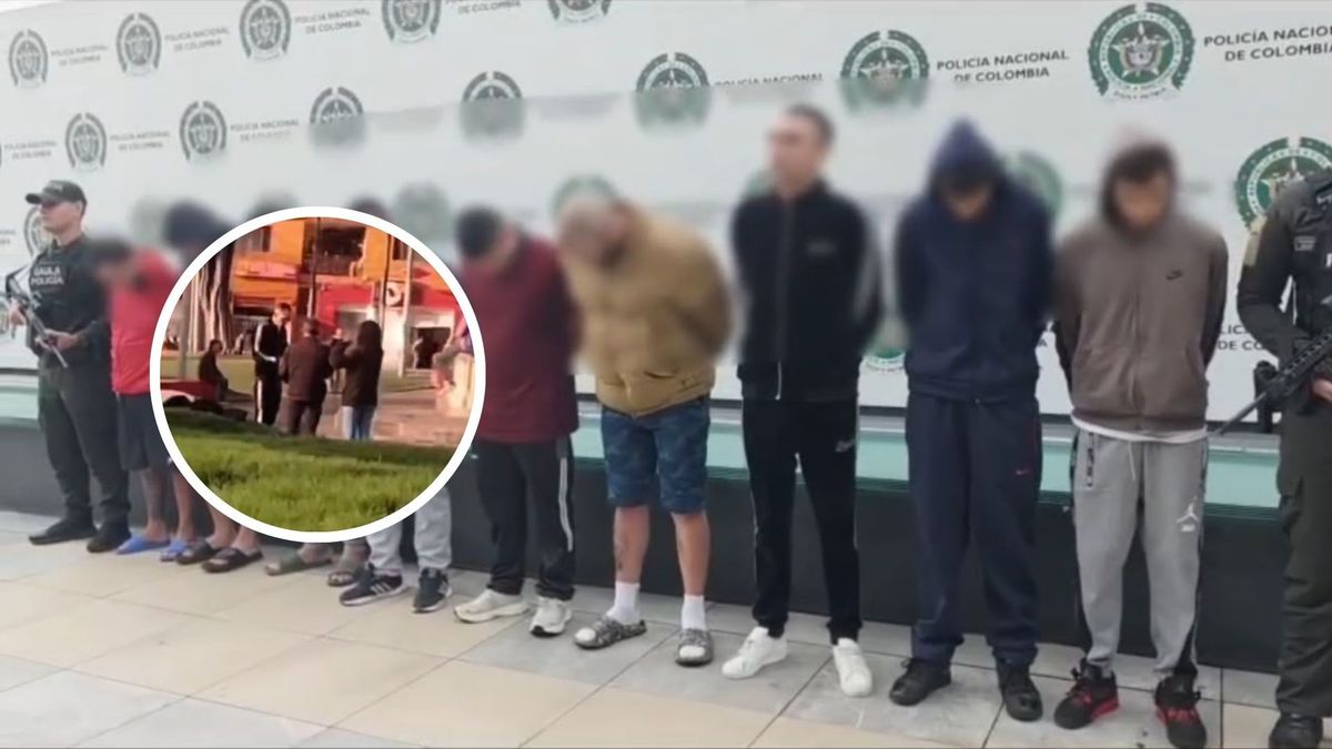 Extorsionistas capturados por la policía