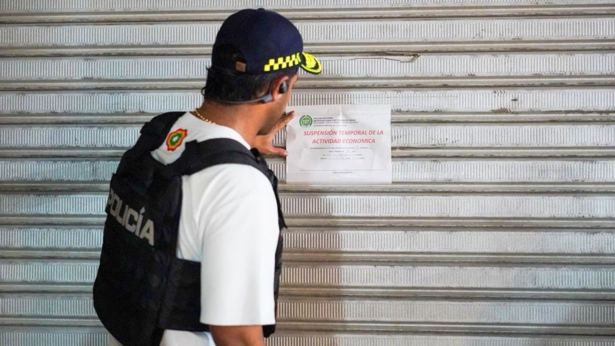 Suspenden actividad de seis comercios e inmovilizaron 30 motos al sur de Cartagena
