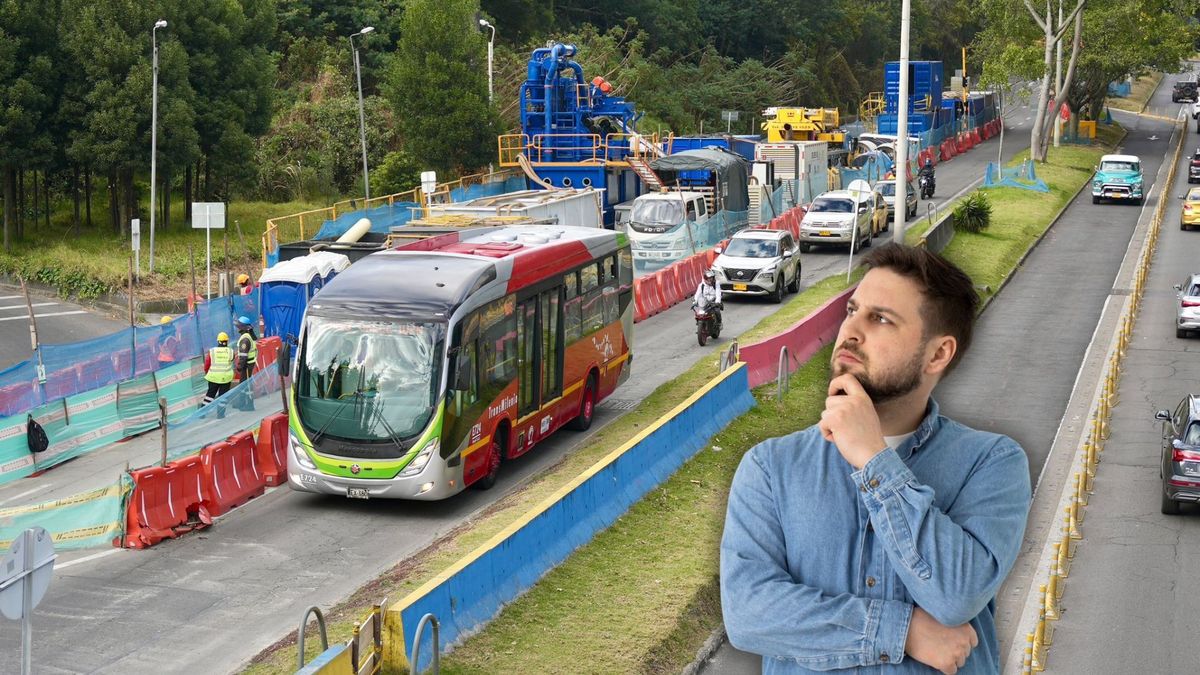 Bus de TransMiZonal y usuario confundido
