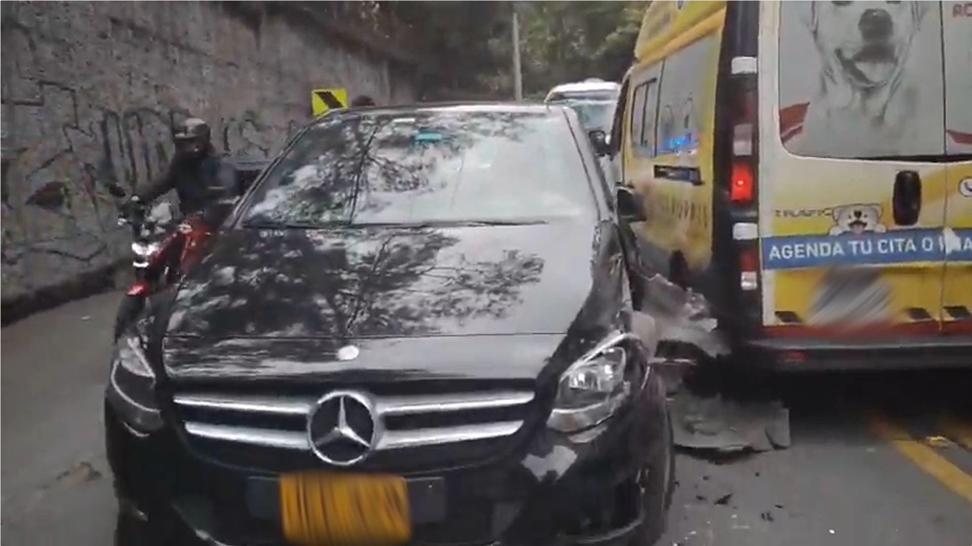 Siniestro en la vía a La Calera - Bogotá, 8 de septiembre de 2026