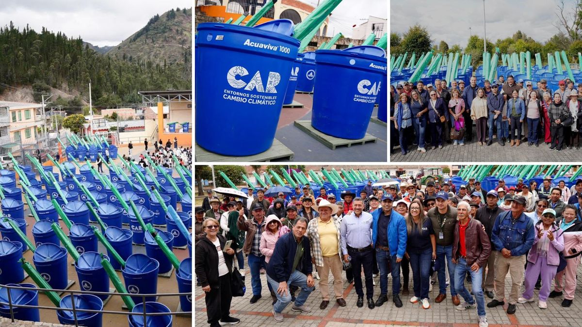 ¿Cómo funcionan los tanques de agua entregados por la CAR a los campesinos?