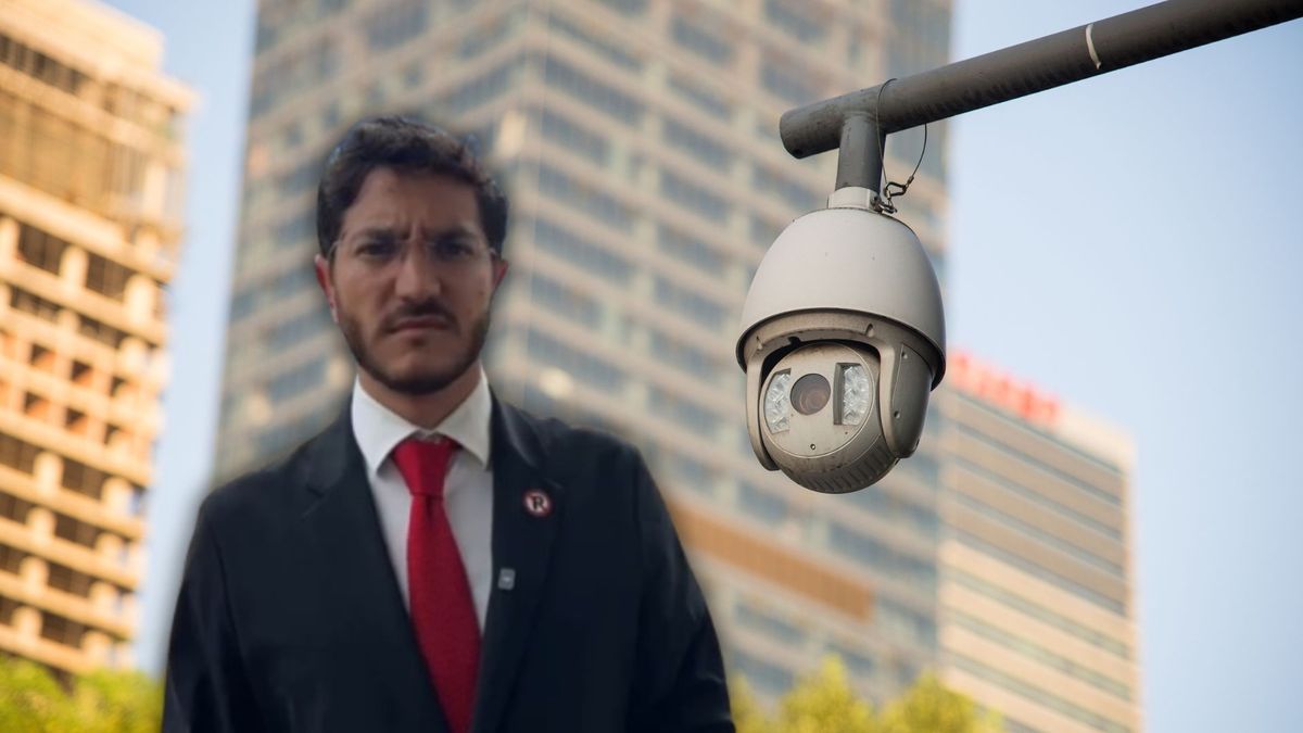 Juan David Quintero y cámara de seguridad