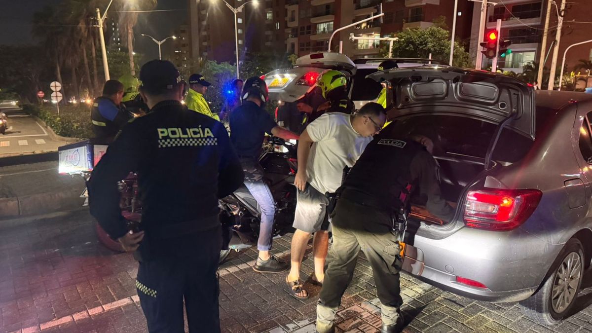 Operativos policiales en Barranquilla