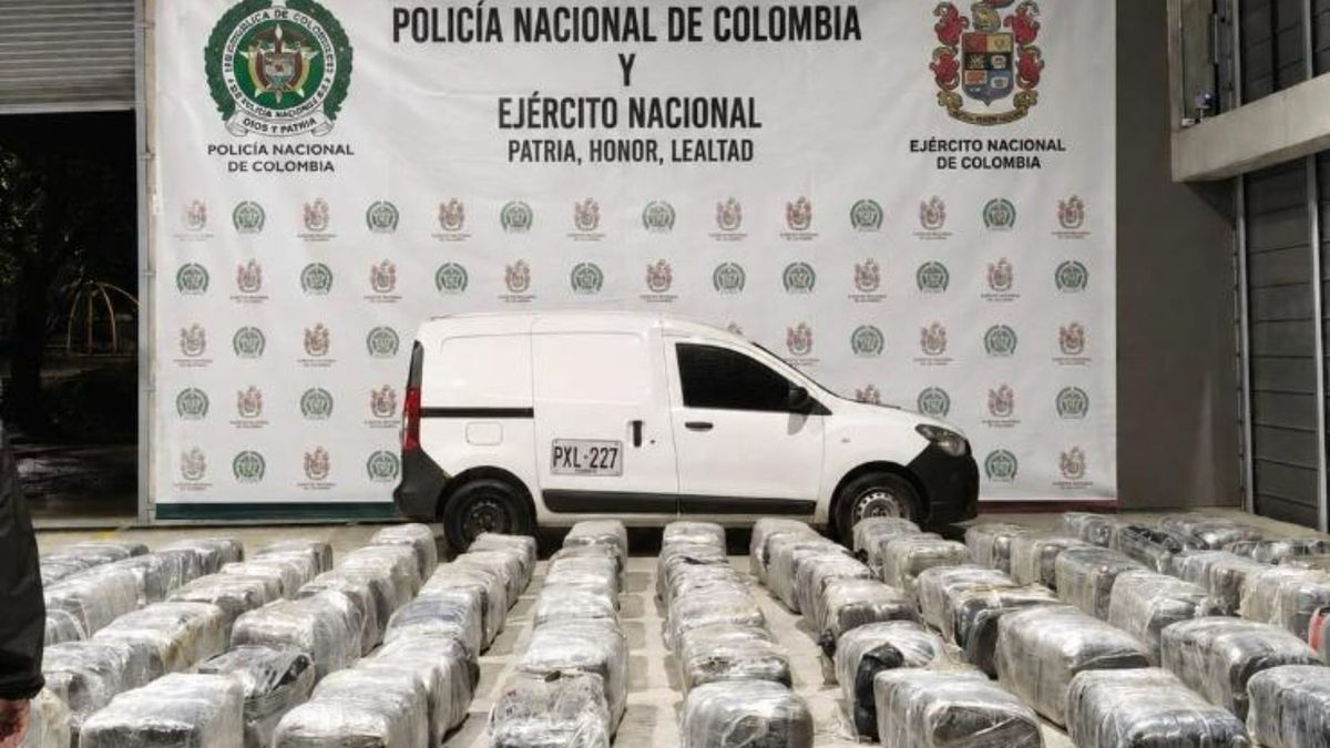 Decomisan millonario cargamento de marihuana en Bello, Antioquia