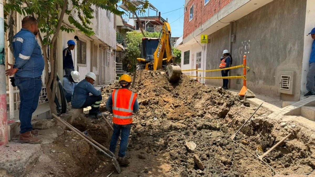 Obras en la Carrera 90A de Villa Estrella.