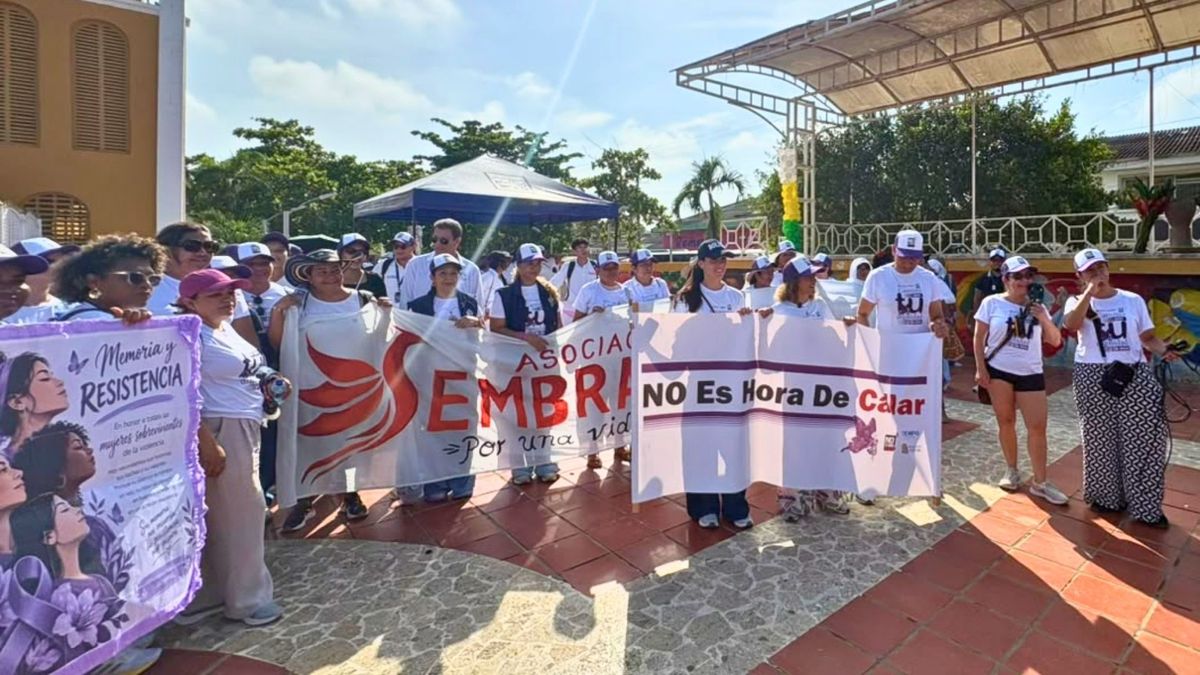 Mujeres sobrevivientes del conflicto armado en Bolívar realizaron retorno simbólico a Mampuján