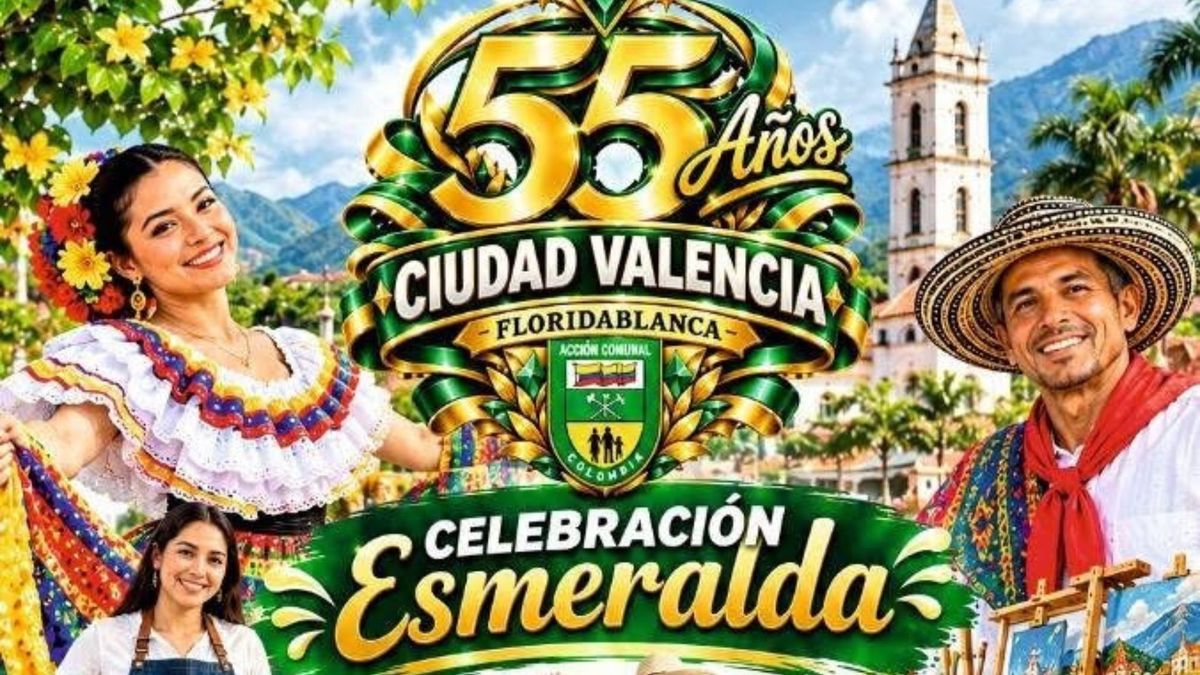 Aniversario 55 barrio Ciudad Valencia - Floridablanca