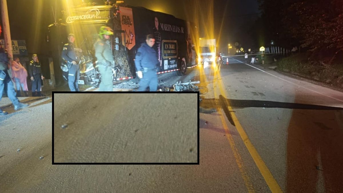 Accidente del bus de los músicos de Martín Elías Jr.