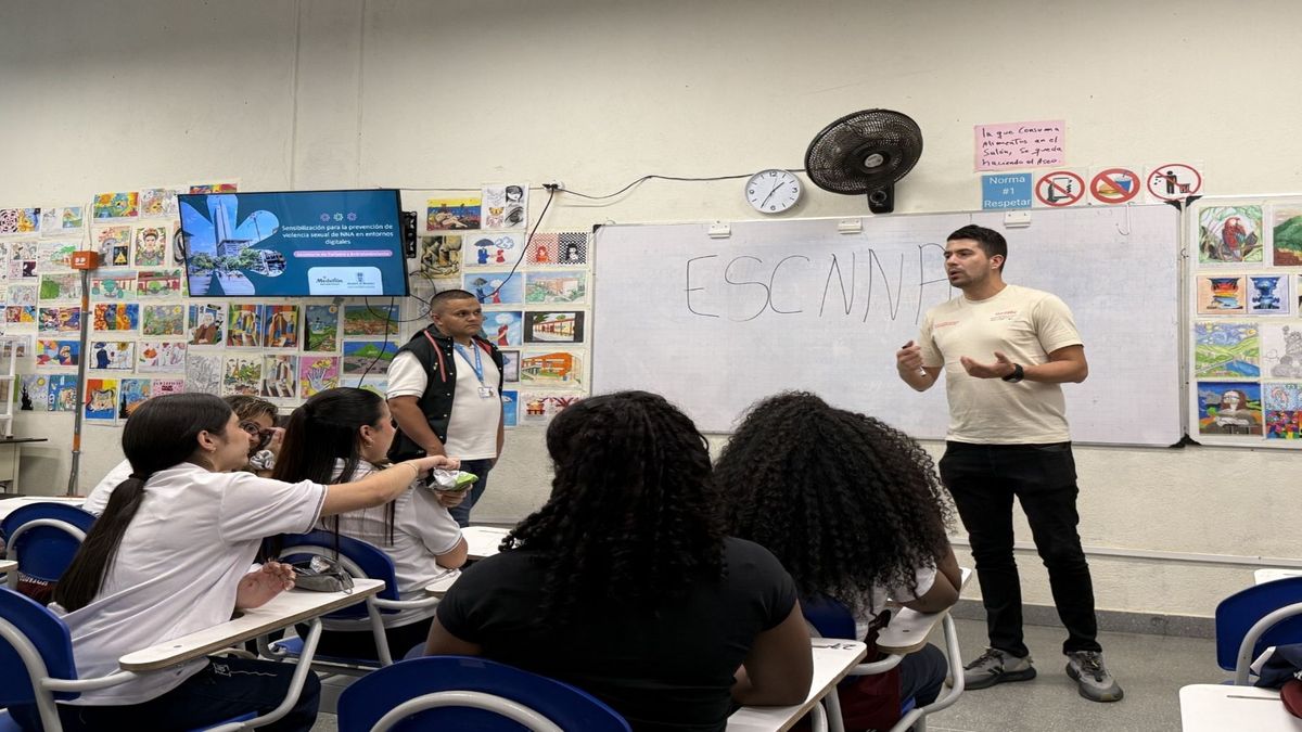 Campaña contra el Escnna en Medellín
