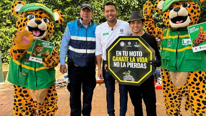Campaña de prevención por muertes de motociclistas en Bucaramanga
