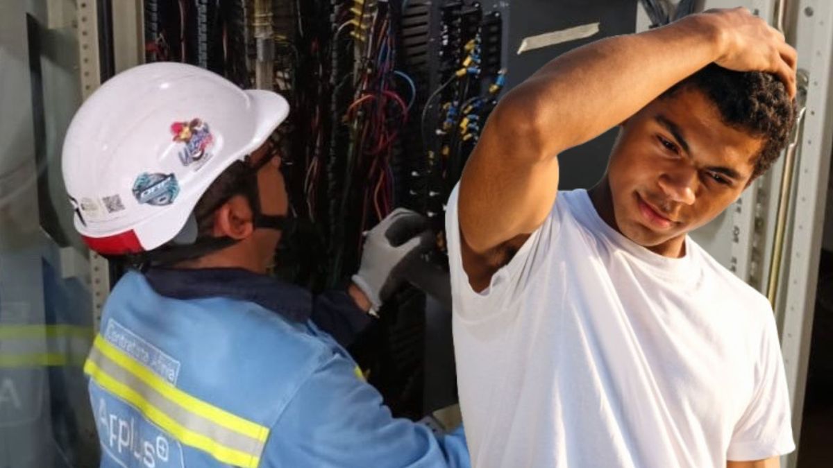 Técnico de Afinia - hombre con calor