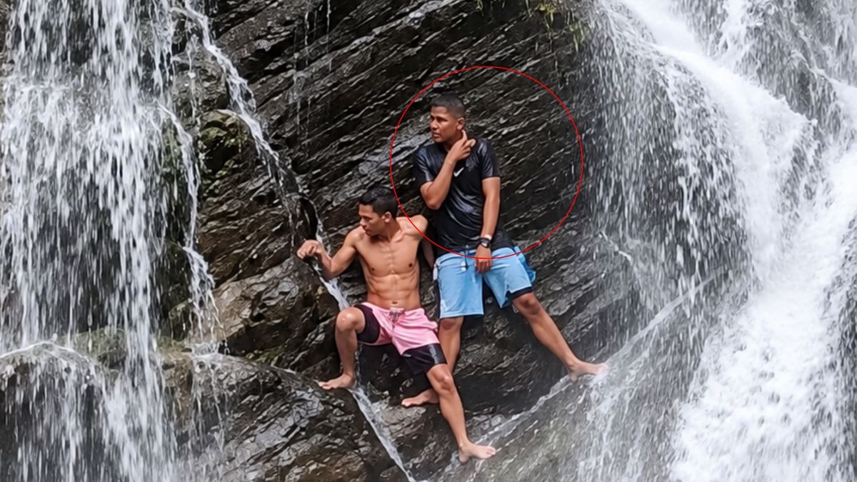 Joven que se lanzó desde cascada desapareció en Bonda