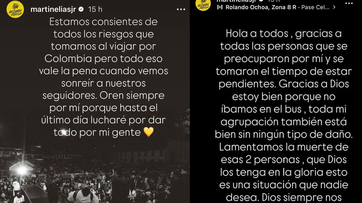 Martin Elias de pronuncia en redes