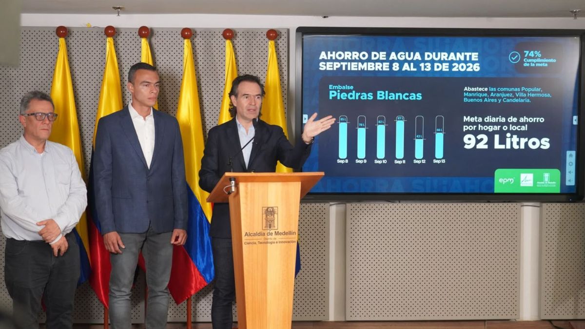 Suspenden el corte de agua en Medellín