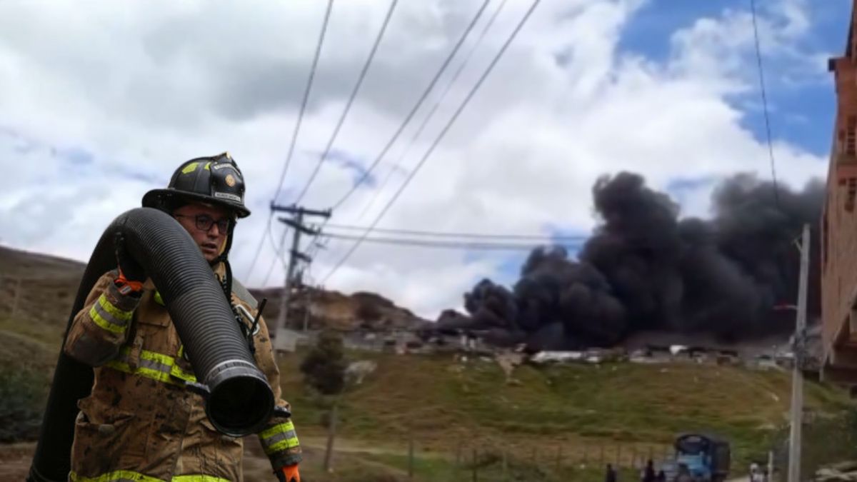 Incendio en Soacha