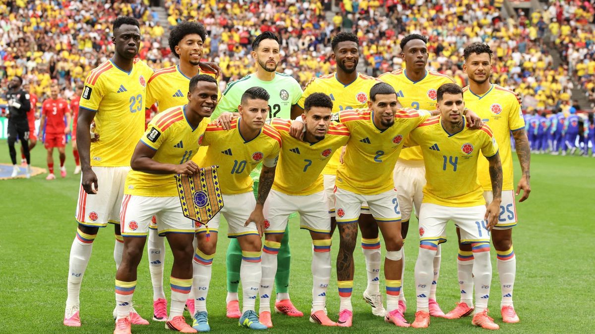 Jugadores de la Selección Colombia