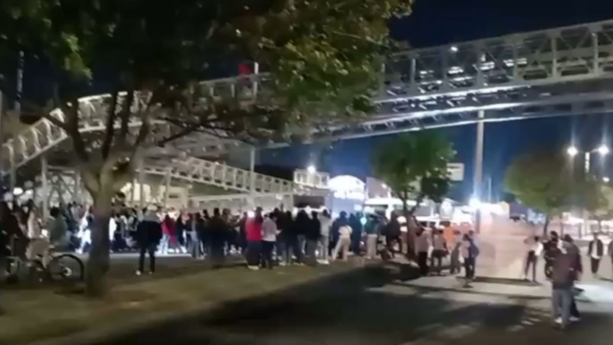 Protesta en la Calle 80