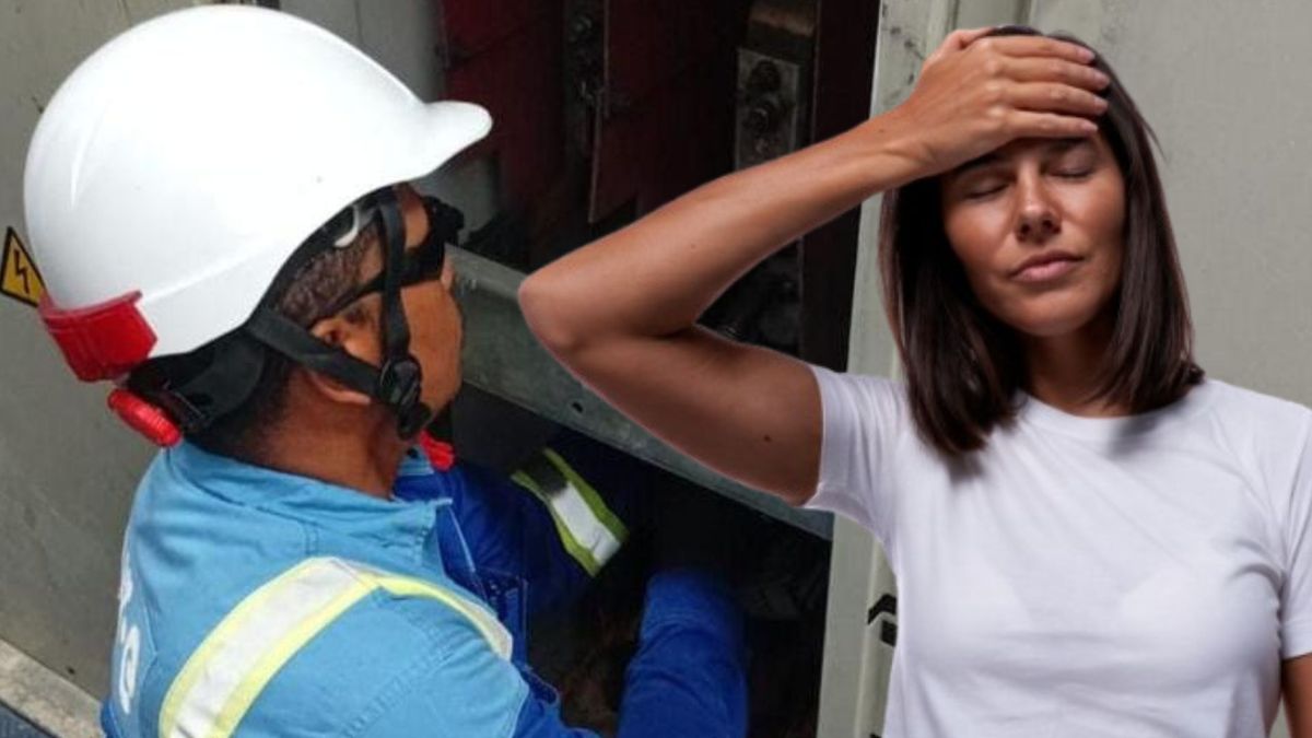 Técnico de Air-e - mujer con calor