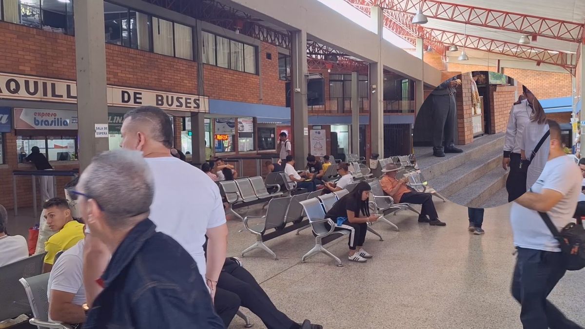 Fallecido dentro de la terminal de transportes