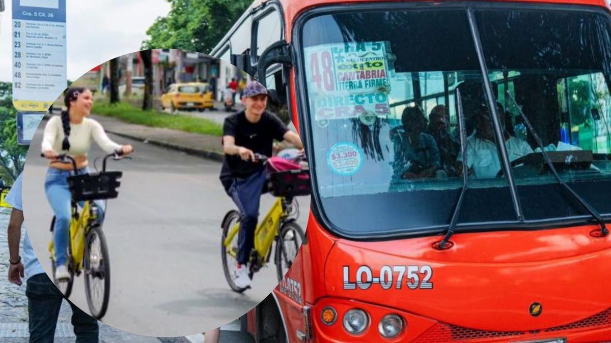 Buses y bicicletas como opciones para llegar a sus destinos durante el Día sin carro y sin moto.