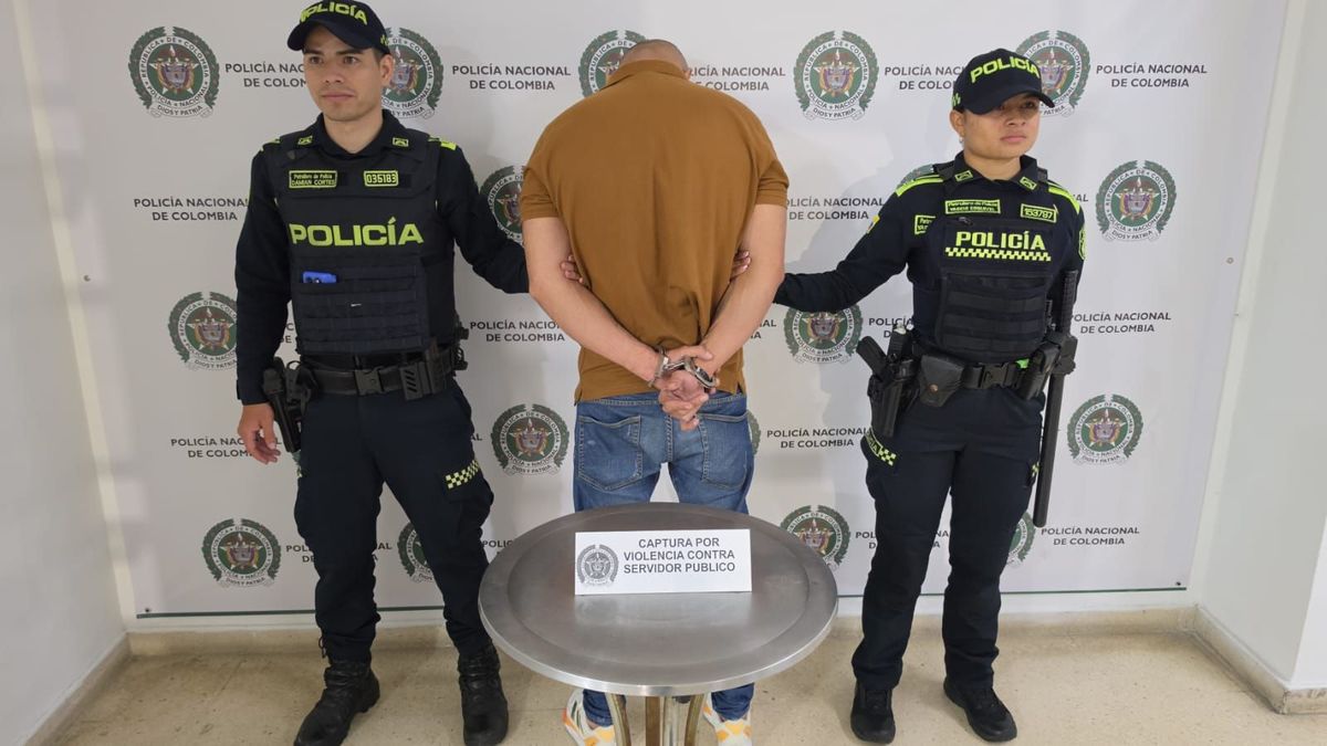 Hombre capturado por agredir a tres agentes de tránsito en Sabaneta