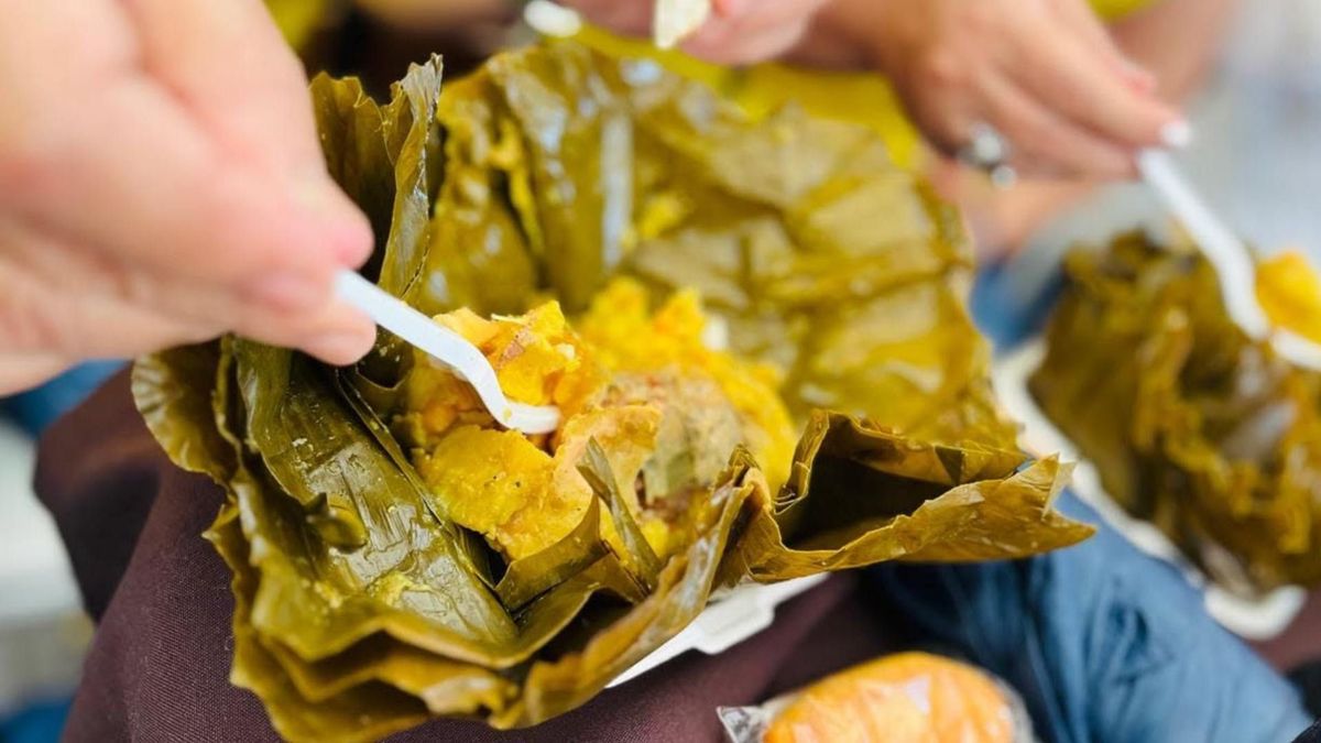 Tamal tolimense | Tamal | Hoja de tamal