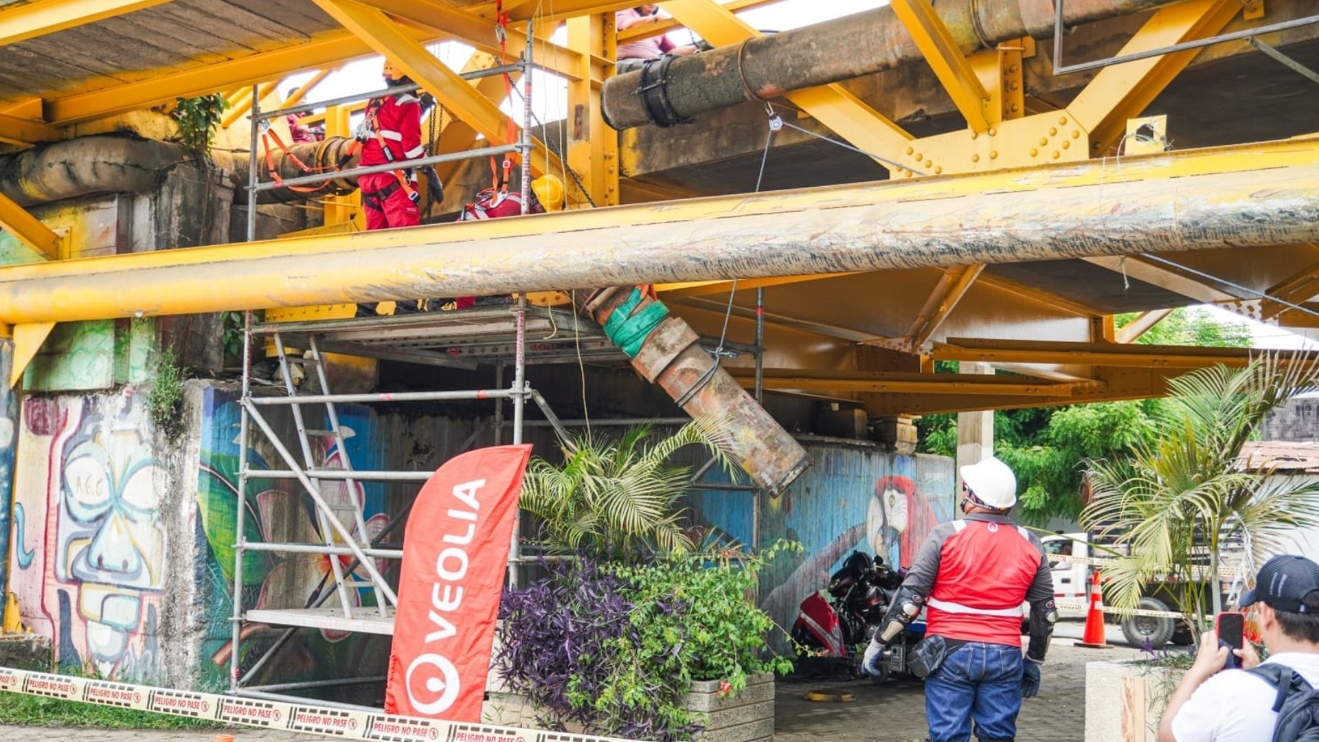 Veolia estrena nueva tubería de acueducto en Montería