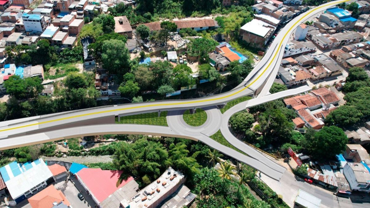 Intercambiador vial en el sector del antiguo Seguro Social