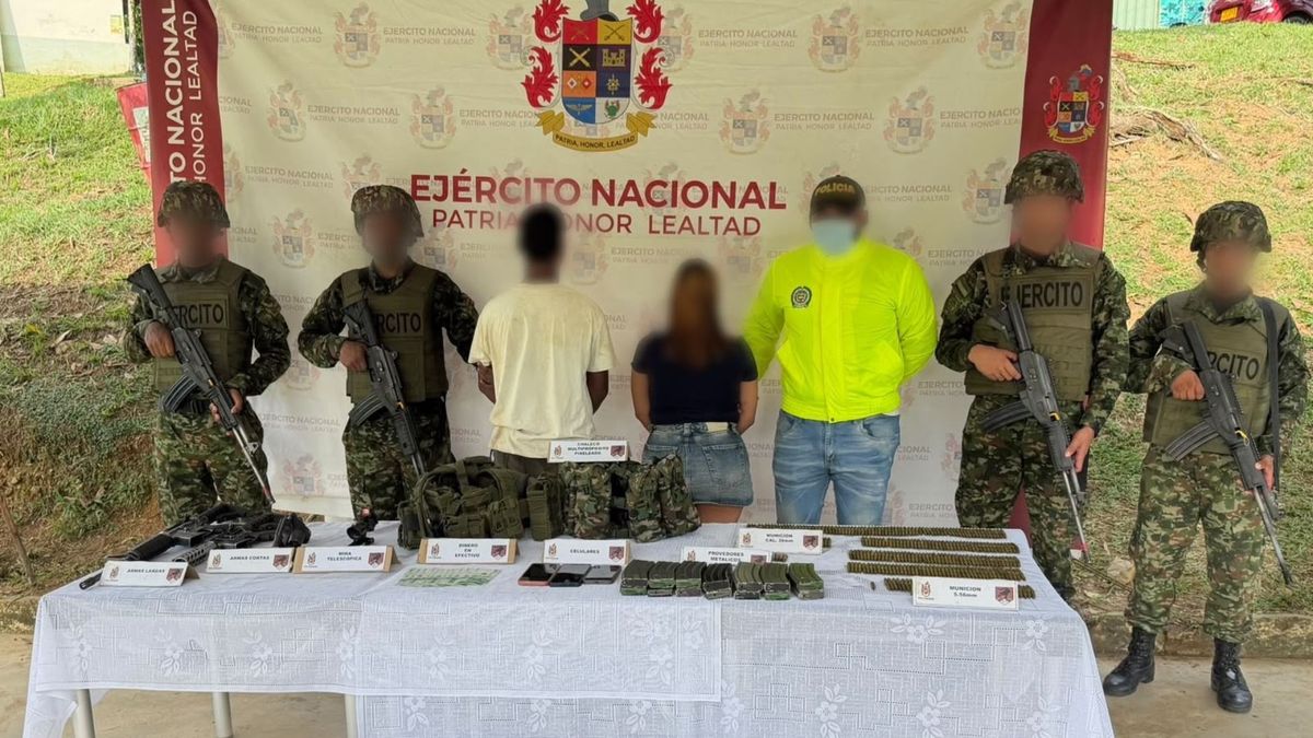Operación militar en Antioquia deja cuatro capturados