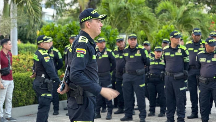 Policía refuerza seguridad en Cartagena