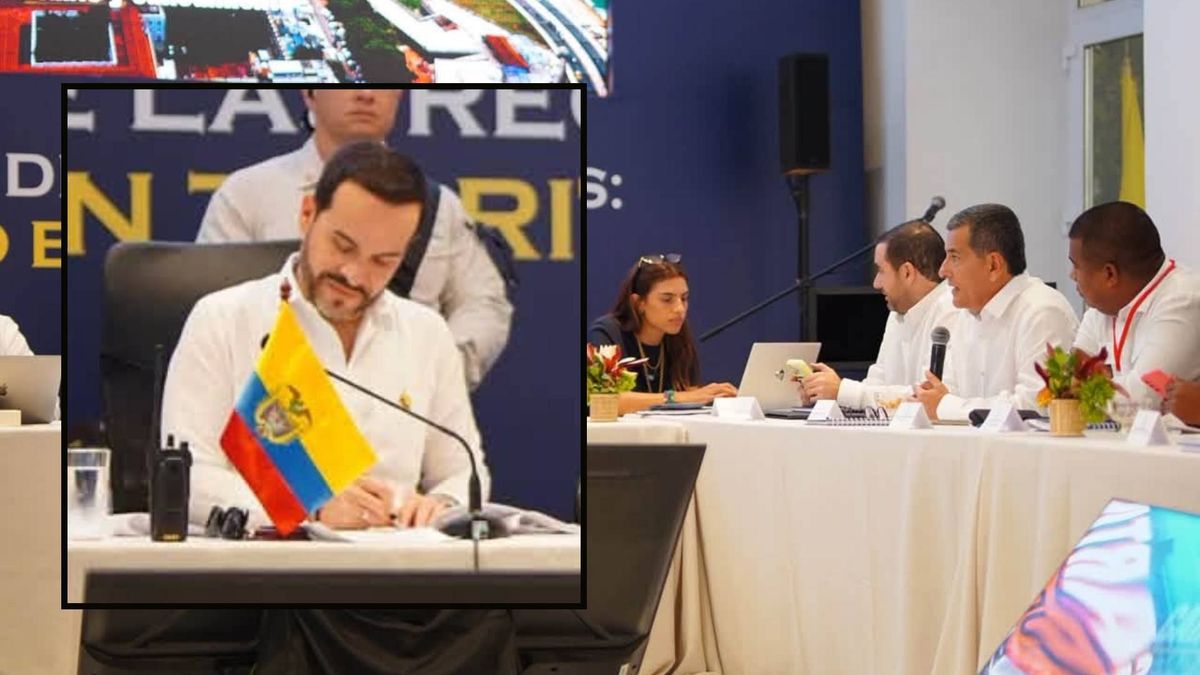 Presidente Abelardo y su reunión con Dumek, alcalde de Cartagena.