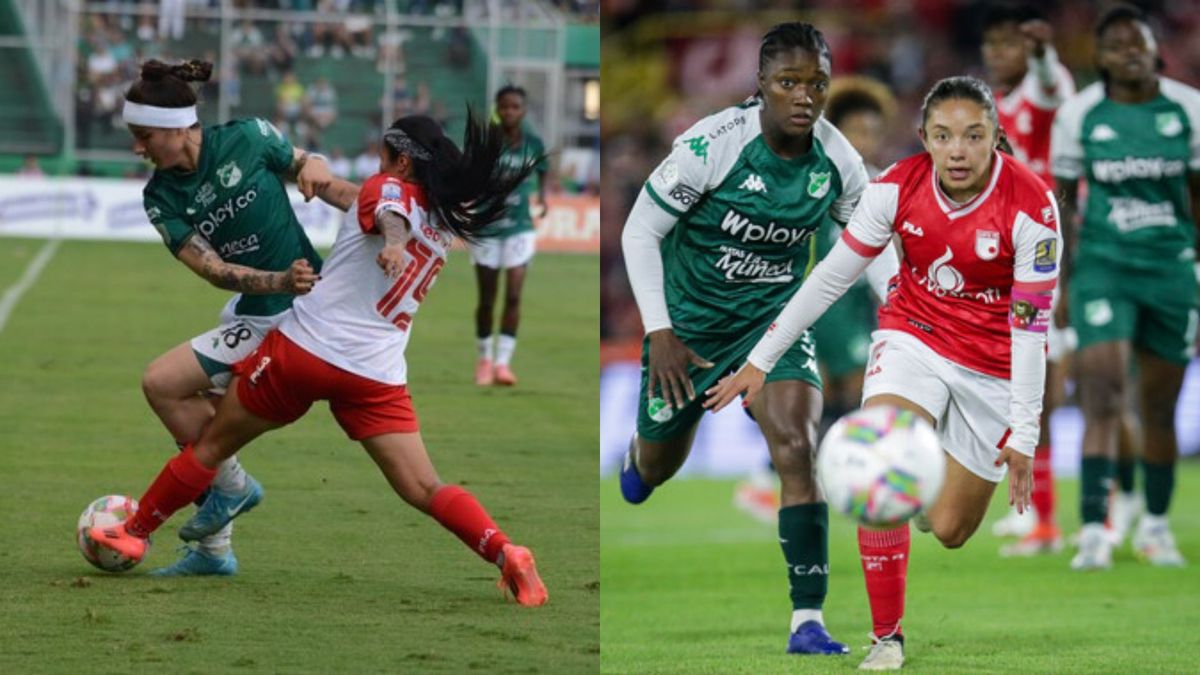 Santa Fe y Deportivo Cali en las finales de la Liga Femenina en 2024 y 2025