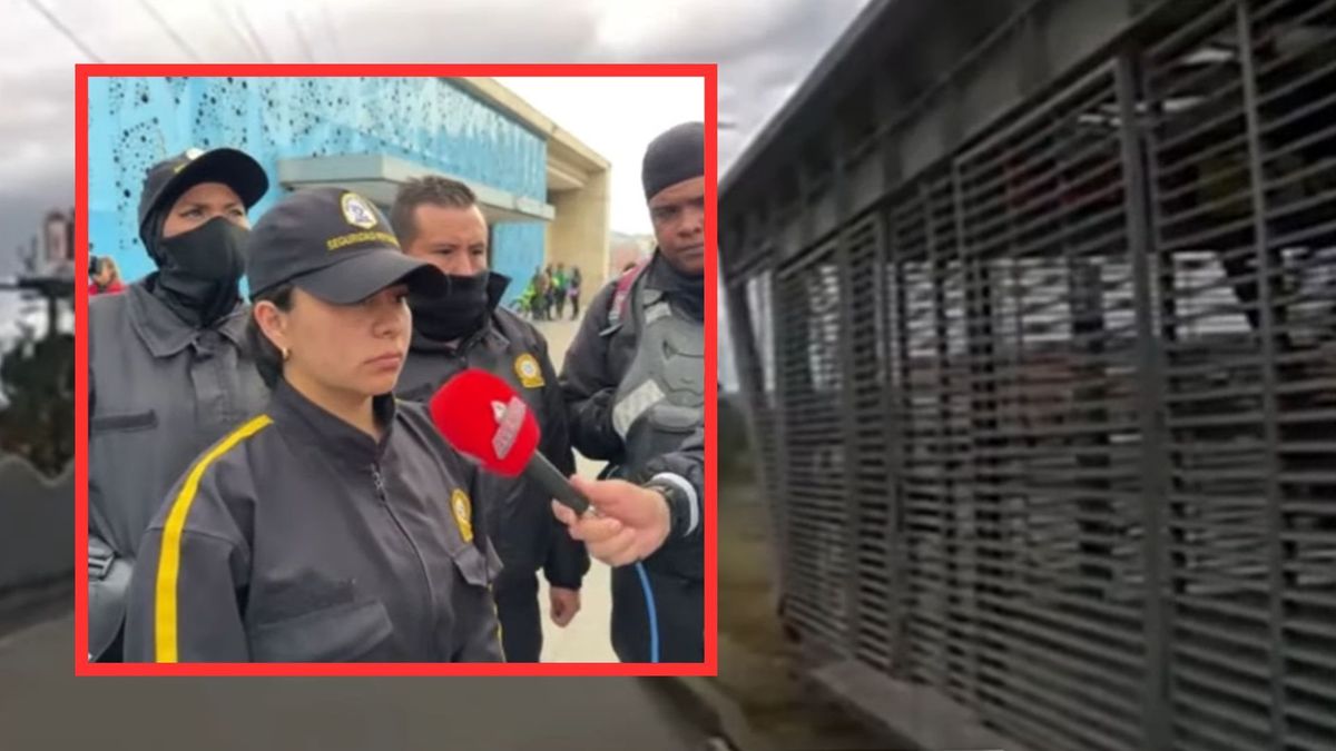 Compañera de guarda asesinado en Transmilenio